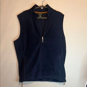 Woolrich Navy Blue Fleece Vest